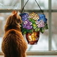 thumbnail image 1 of Tupukom Sun Catchers for Windows Colorful Suncatcher with Chain Window Ornaments Wall Hanging Decor Housewarming & Mother's Day Gifts The Happy Gift,Acrylic, 1 of 9