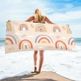 thumbnail image 1 of Tupukom Beach Towels for Adults 29.5"x59" Ultra Absorbent Compact & Foldable Quick Dry Beach Towel for Summer Festivals Cruise Essentials Lounge Chair Cover, 1 of 7