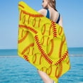 thumbnail image 1 of Tupukom Oversized Microfiber Beach Towels 29.5"x59" Ultra Absorbent Compact & Foldable Quick Dry Beach Towel for Summer Vacation Essentials & Holiday Cruise Essentials, 1 of 4