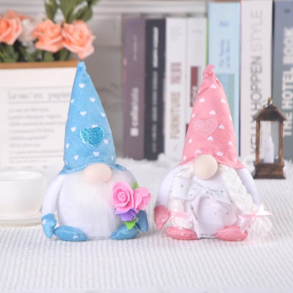 Tupukom Mothers Day Gift for Grandma Mother's Day Love Doll Creative Cute Glow Faceless Old Man Doll Window Decorations