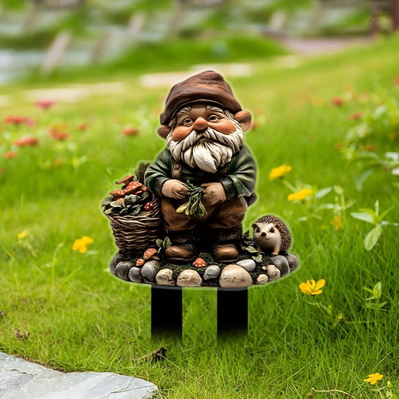 tupukom Decorative Outdoor Garden Stake Garden Statues for Outside Garden Stakes Decorative Garden Gifts for Mom Grandma Women