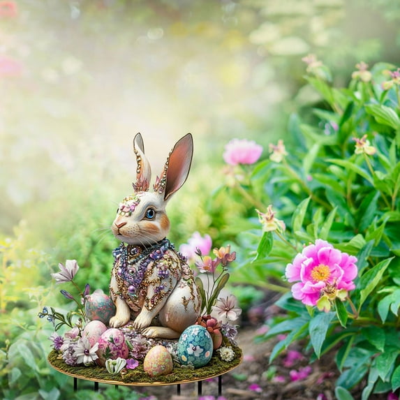 Tupukom Garden Center Outdoor Garden Decorations Weather Resistant Fairy-Flower Pot Decoration Garden Planter for Your Home or Garden Mother's Day Gifts,Acrylic