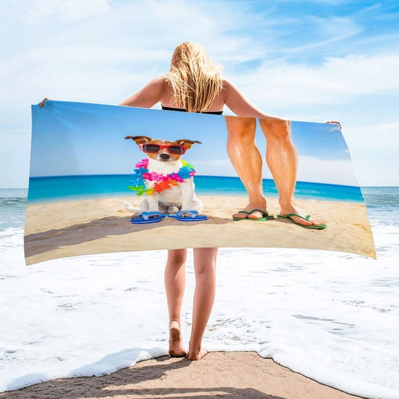 Tupukom Home Beach Towels Oversized Large Size Multi-Purpose Pool Towel Quick Dry Machine Washable Colorful Bath Towel for Summer Vacation Essentials & Holiday Cruise Essentials