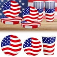 thumbnail image 1 of Tupukom Independence Day Patriotic Decoration Summer Dinner Party Tableware 10PCS 7" Paper Disposable Plates Patriotic Party Supplies, 1 of 6