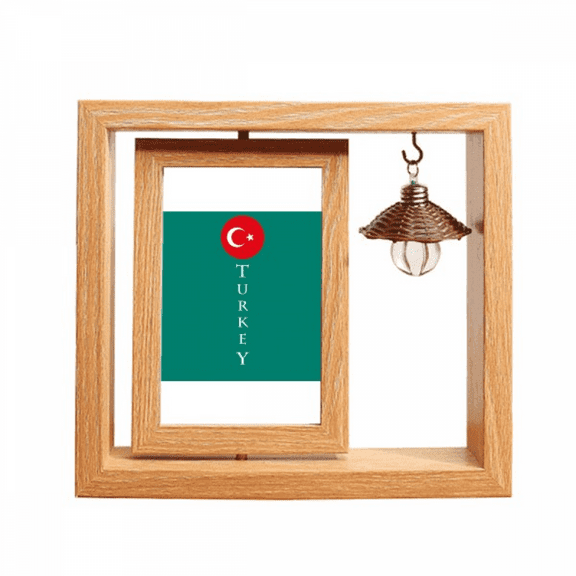 turkey eu asia mediterranean Wooden Rotating Picture Photo Frame 4x6