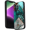 thumbnail image 1 of turquoise-marble-textures-1 Phone Case, Designed for iPhone 15 Pro Max Case Soft Silicon for women girls boys wife gift,Shockproof Phone Cover, 1 of 1