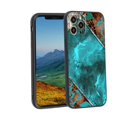 thumbnail image 1 of turquoise-marble-textures-3 Phone Case, Designed for iPhone 12 Pro Case Soft Silicon for women girls boys wife gift,Shockproof Phone Cover, 1 of 1