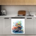 thumbnail image 1 of turtle Dishwasher Magnet Cover Decorative Sticker for Home Cabinet Kitchen 23" x26", 1 of 5