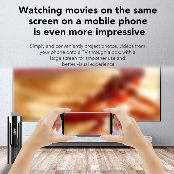 with tv TV Stick Low Power Performance 4K Streaming 10bits HDR Wireless Remote Control Voice Function WiFi Support Latest 11 OS Voice Control for Home Entertainment and Business