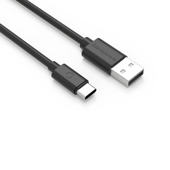 twance 1 Meter Type C to USB 3.1A Fast charging and High Speed data transfer Cable, Black Color, PVC