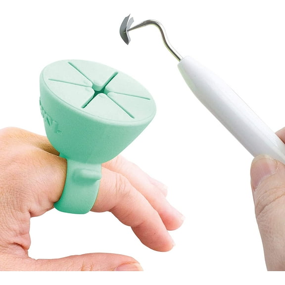 tweexy Craft Vinyl Weeding Scrap Collector Ring for Heat Transfer Vinyl, HTV Crafting Adhesive Paper Sheets Holder (Mint)