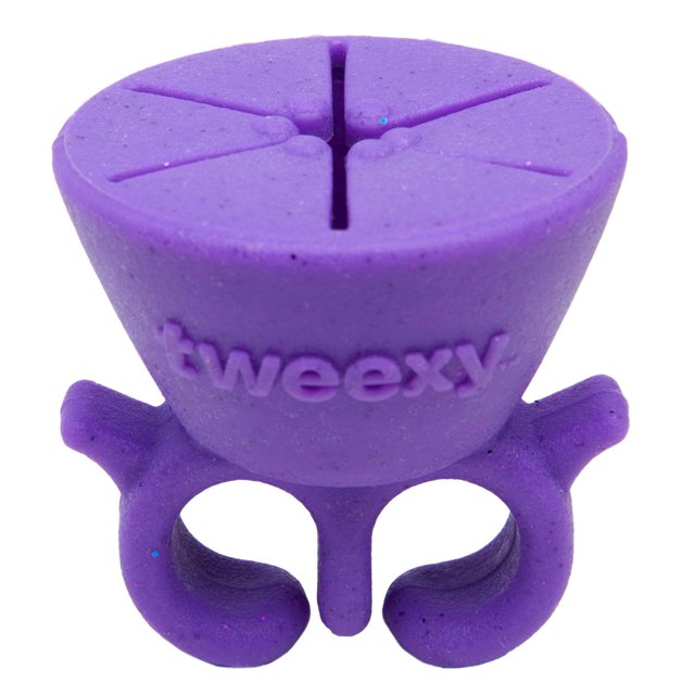 tweexy Wearable Nail Polish Bottle Holder, Purple Crush