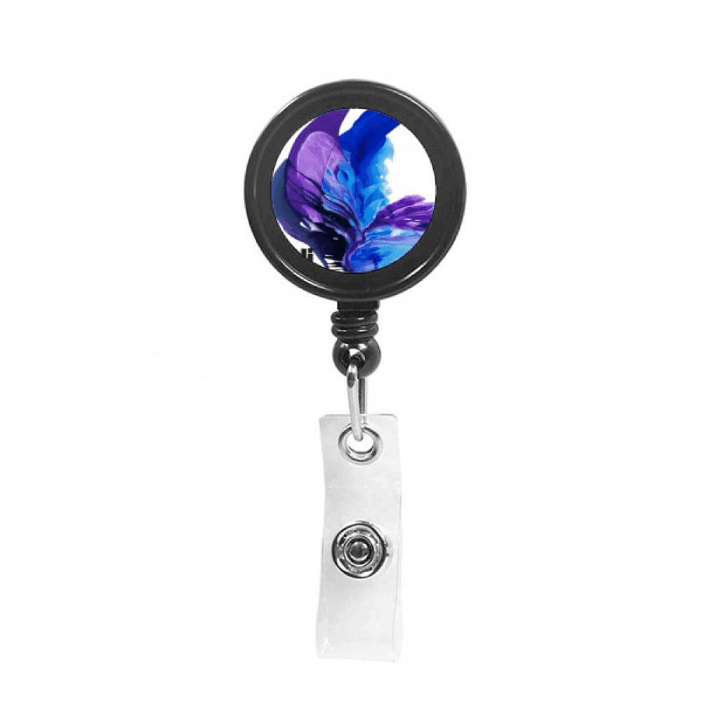 twin flames surround day Retractable Keychain Badge Holder ID Badge