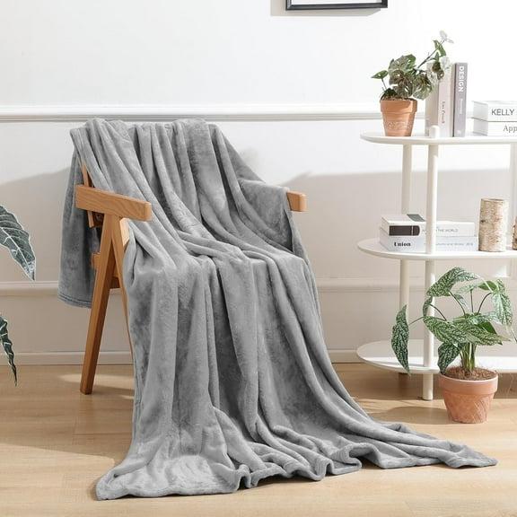 Throw Blanket for Couch, Ultra Soft Twin Size Throws for Travel Camping Sofa Bed, Lightweight Cozy Bed Blanket for All Seasons, Decor & Giftable Blanket 60x80 in
