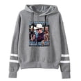 thumbnail image 1 of twisters merch Glen Powell If You Feel It Chase It   hooded  drawstring pocketless  sweatshirt men/women pullover, 1 of 6