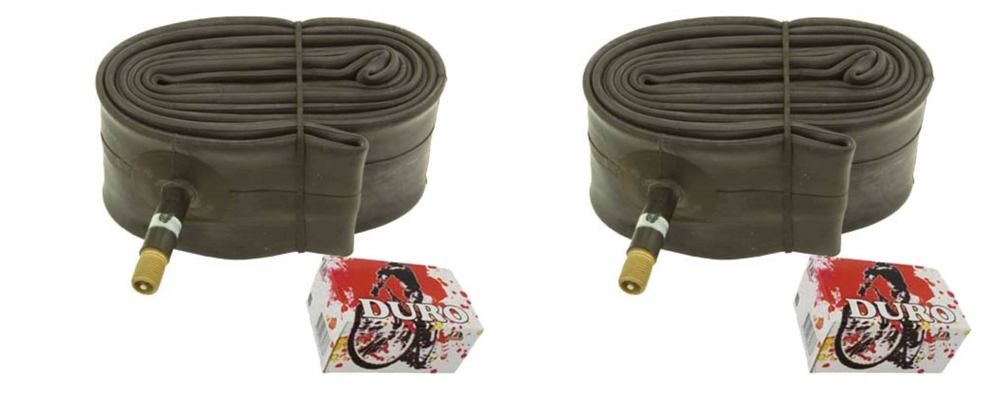 Coppia Camere D'aria Bici PRO+ 20 X 1-3/8 – Valvola Schrader 33 Mm – Gomma Grigia