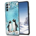 thumbnail image 1 of two-cute-penguins-2 Phone Case, Designed for Samsung Galaxy S23 Case Soft Silicon for women girls boys wife gift,Shockproof Phone Cover, 1 of 1