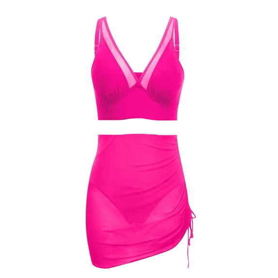 two piece swimsuit sale Bathing Suit Tops for Women Large Bust One Piece Halter Swimsuits for Women Trendy Bathing Suit for Women Teens Swimsuits 2 Piece