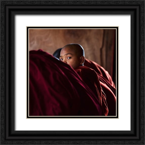 txules 12x12 Black Ornate Wood Framed with Double Matting Museum Art Print Titled - I Got You
