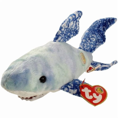 TY Beanie Baby - CHOMPERS the Shark (BBOM August 2004)