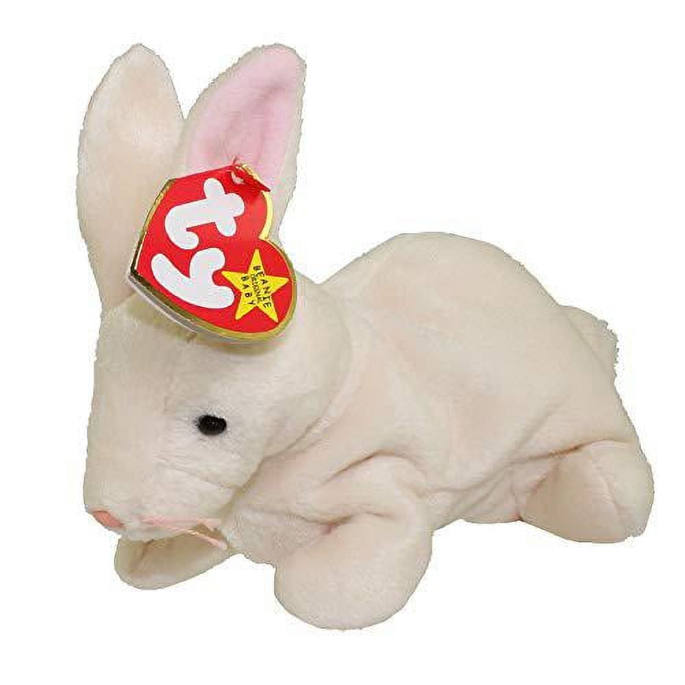 ty beanie babies nibbler the rabbit plush toy stuffed animal by