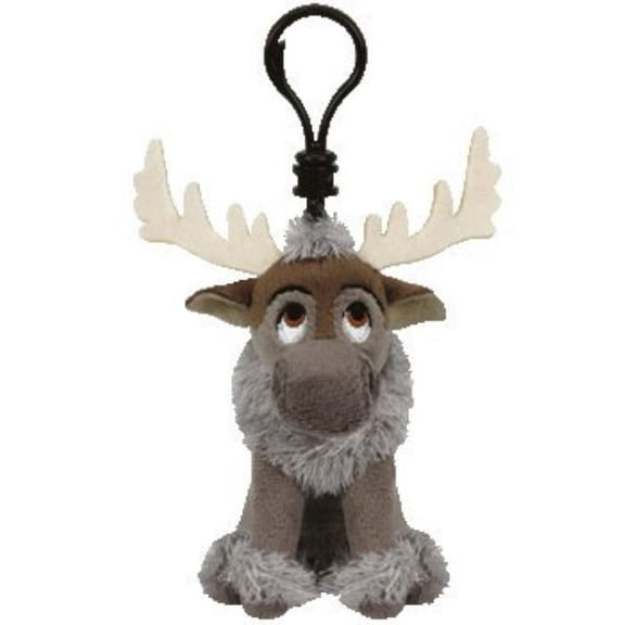 Ty Beanie Baby (Plastic Key Clip) - Sven the Reindeer, Disney's Frozen  - Stuffed Animal