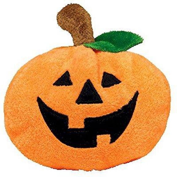 Ty Pluffies - Plumpkin the Orange Pumpkin   Halloween  - Stuffed Animal
