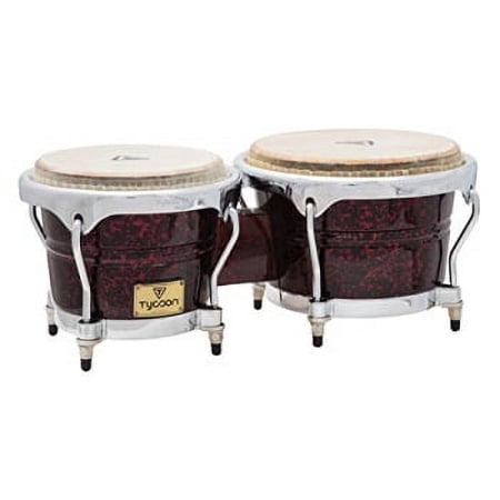 tycoon percussion bongo drum (tb-800crp)