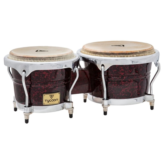 tycoon percussion bongo drum (tb-800crp)