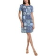thumbnail image 1 of tyler böe womens  Alyssa Mini Dress, l, Blue, 1 of 3