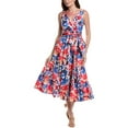 thumbnail image 1 of tyler böe womens  Yvette Midi Dress, 12, Red, 1 of 3