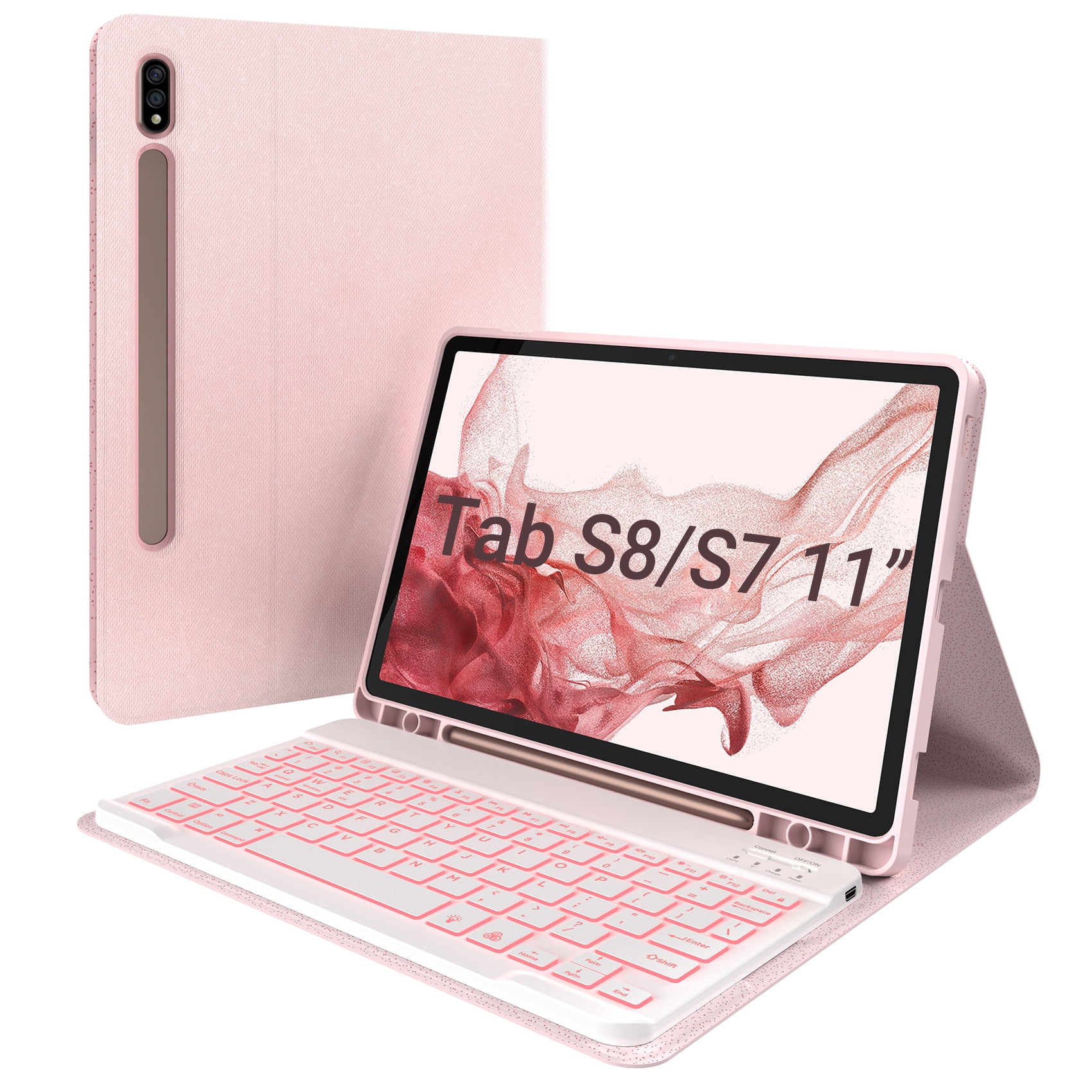 Slim Leather Folio Keyboard Case with Pen Holder for Russia Ubuy - Main Image