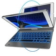 thumbnail image 1 of typecase Keyboard Case for iPad 9.7 inch 6th Generation, 5th Gen, Air 2 & Air 1 - 360 Rotatable, Thin & Light, 10 Color Backlit Wireless/BT Keyboard, Keyboard Case for iPad 9.7 (Space Gray), 1 of 7