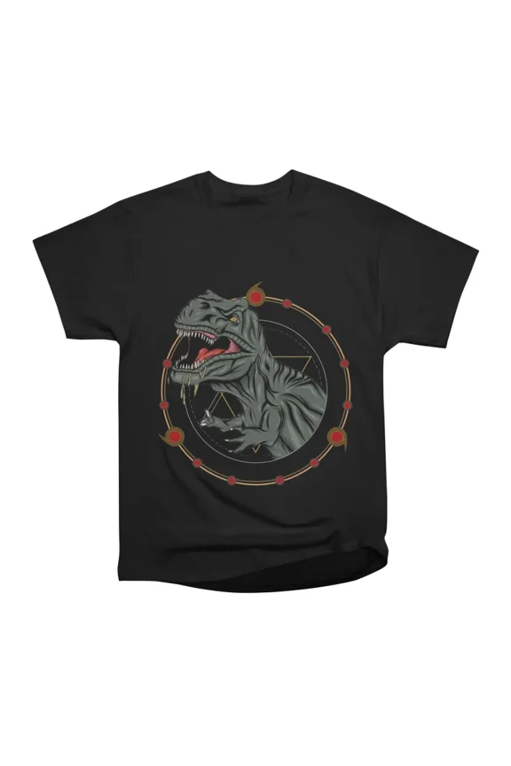 tyrannosaurus vector logo illustration design template for apparel and merchandise T-Shirt