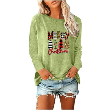tzhuwd Women Round Neck Striped Sweaters Fall and Winter Long Sleeve Warm Top Loose Casual Fashion Pullover Knit Sweater