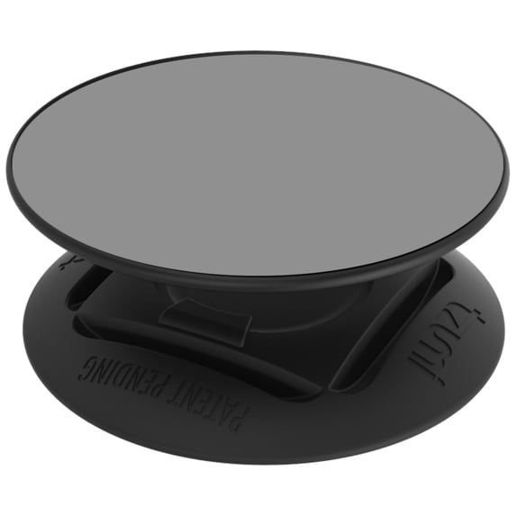 tzumi nuckees - Phone Grip and Stand for Smartphones and Other Electronic Devices - Reusable and Magnetic Mount-Friendly - Space Grey Design