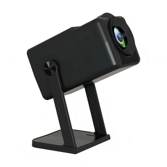 tzyudk 4K Portable Mini Projector with WiFi 6 Android TV 11 360 Auto Focus 200 ANSI Lumen Support HDMI USB for Home Entertainment Plastic B