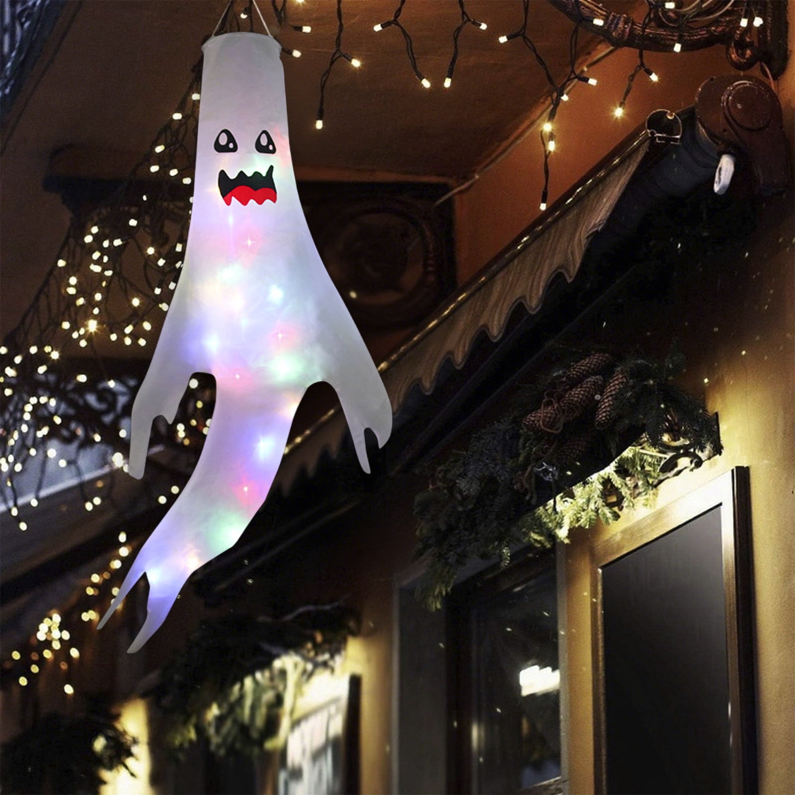 Ghost Windsock tzyudk Halloween Ghost Windsocks Hanging Decorations Flag Wind Socks ...