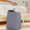 thumbnail image 1 of tzyudk High-value Double-layer Trash Can Household Bathroom Living Room Foot-operated Large-capacity Trash Storage Bin Affordable Useful Gray Plastic, 1 of 6
