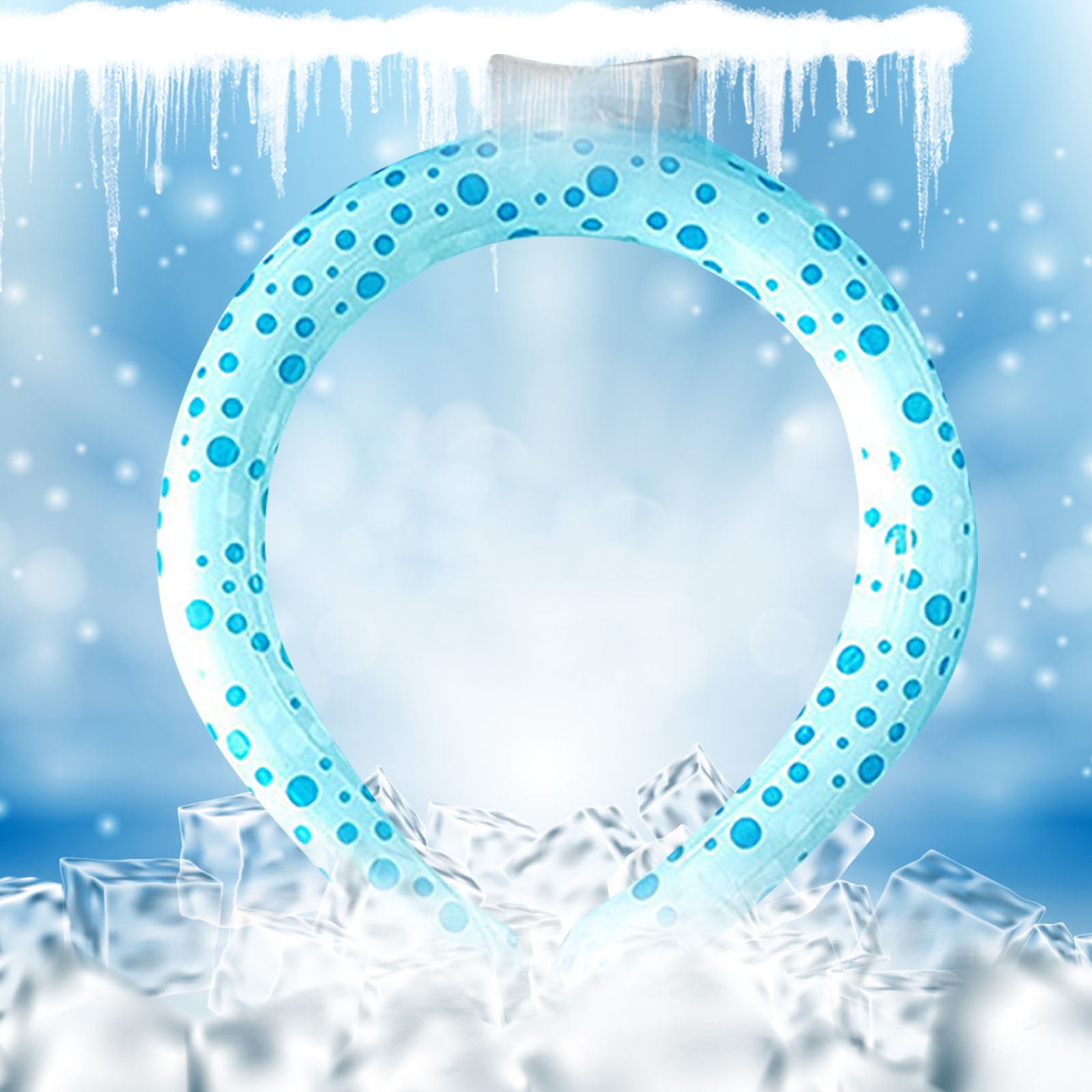 tzyudk Ice Ring Summer Outdoor Sports PCM Neck Ring Ice Ring Hanging ...