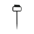thumbnail image 1 of tzyudk Solar House Number Pole Floor Lamp Sign Light Lighted Address Numbers Outdoor Solar Powered Illuminated Address Tablet For Outside Yard Street House Affordable Useful Black Plastic, 1 of 6