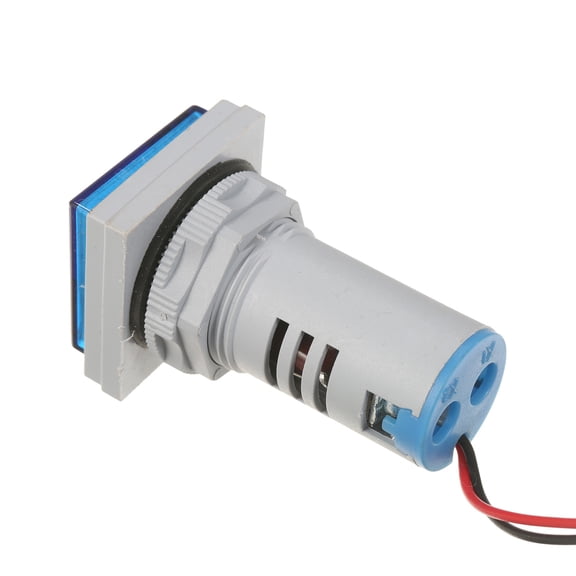 \u0026 Mini Square Digital Volt-ammeter Voltammeter Ammeter Voltmeter Double LED Display Voltage & Current Meter  Indicator Monitor AC Panel Meter AC60-500V AC0-100A