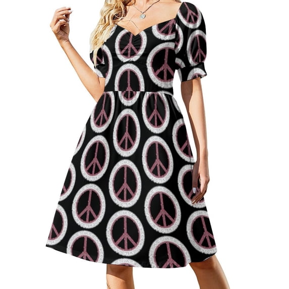 u2 We refuse to hate Sleeveless Dress evening dress sexy dress for women chic and elegant evening Women dresses summer