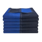 UBMOVE Supreme Professional Quality Moving Blankets , 72" x 80", Blue, 12 pack
