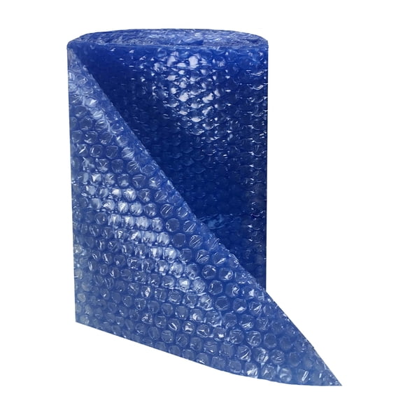 uBoxes 30-Feet Roll Blue Bubble Small 3/16" Wrap x 12" Wide