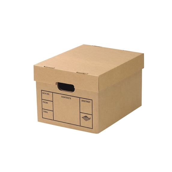 uBoxes File Storage Boxes 15" x 12" x 10" inches, 10 Pack
