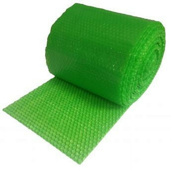 uBoxes Green Bubble Roll, 180 ft x 12 in, Small Bubble 3/16 in