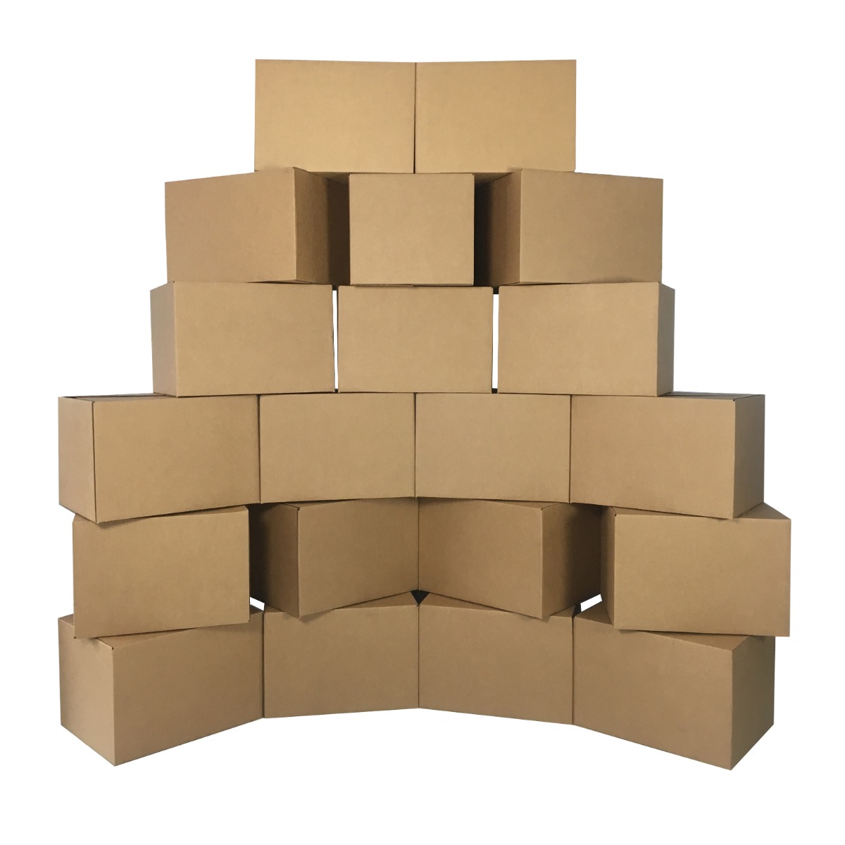 uBoxes Medium Cardboard Moving Boxes (20 Pack) 18 x 14 x 12-Inch - image 1 of 13