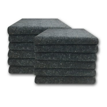 uBoxes Moving Blankets - Textile Skins - (12 Pack) 54&quot; x 72&quot; Pads 2.5lbs Each