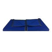 uBoxes Pro Moving Blankets 2 Pack 72"x80" Blue 35lbs/doz 2.92lb/Ea
